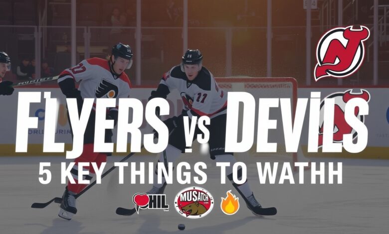 Flyers vs. Devils – 5 Key Things to Watch