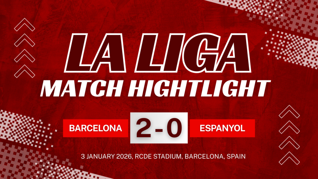 Barcelona vs Espanyol 2-0 – Yamal celebrates goal at RCDE Stadium