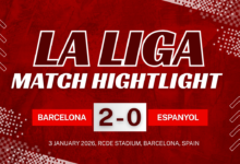 Barcelona vs Espanyol 2-0 – Yamal celebrates goal at RCDE Stadium