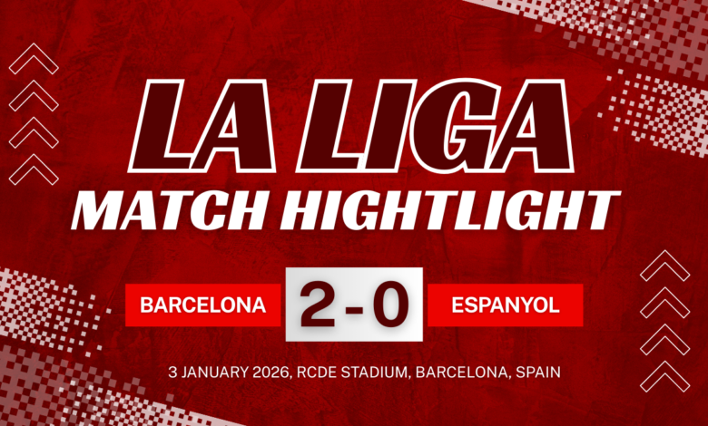 Barcelona vs Espanyol 2-0 – Yamal celebrates goal at RCDE Stadium