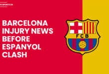 Barcelona Injury Update vs Espanyol